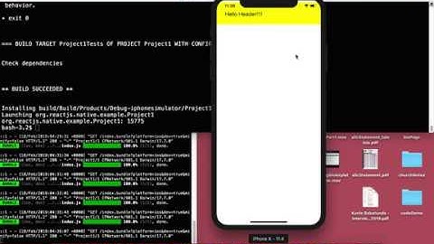 React Native - header component completed - final part
