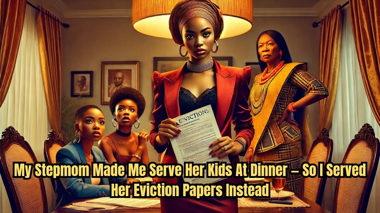 My Stepmom Made Me Serve Her Kids At Dinner — So I Served Her Eviction Papers Instead...#folklore