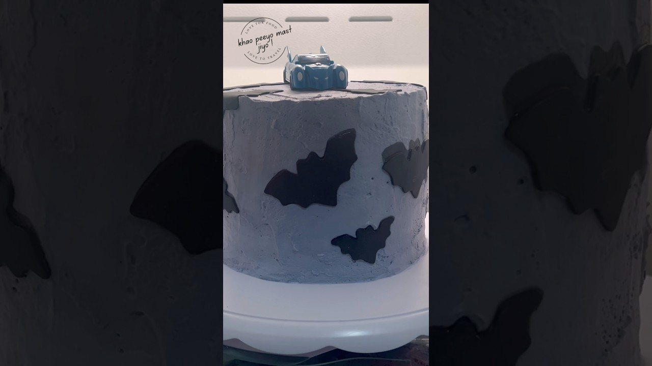 На создание этого торта в виде Бэтмена ушло несколько часов 😱 | Закулисный процесс приготовления ...