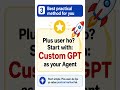 How to built an AI Agent in ChatGPT?? #Shortsfeed #shorts #learning #AI