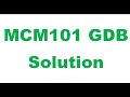 MCM101 GDB Solution 2022 || MCM 101 GDB solution spring 2022
