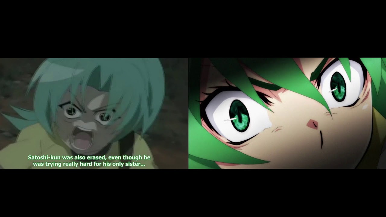 Higurashi no naku koro ni 2020 vs. 2006 anime- Mion/Shion shakes ladder  scene -comparision 