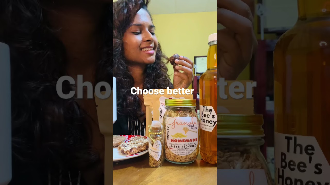 Enjoing an energy bite 