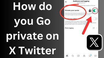 How do you go Private on X Twitter in 2024