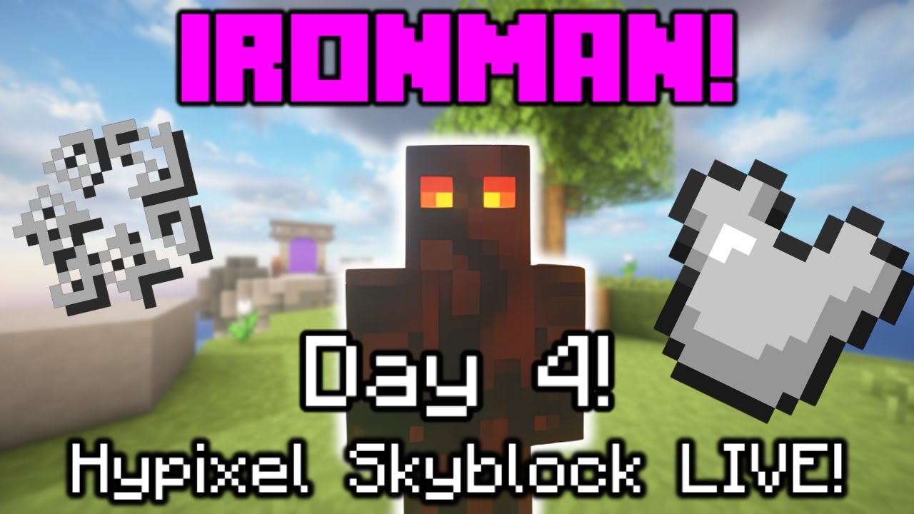 The IRONMAN GRIND is REAL! | Hypixel Skyblock Live - YouTube
