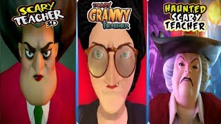 Scary Teacher 3D vs Haunted Scary Teacher vs Scary Granny Teacher