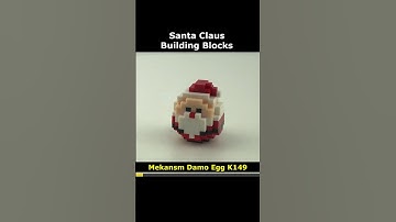 Damo Egg - Santa Claus K149 Mini Blocks Preview #lego #brick #miniblock #nanoblock #block