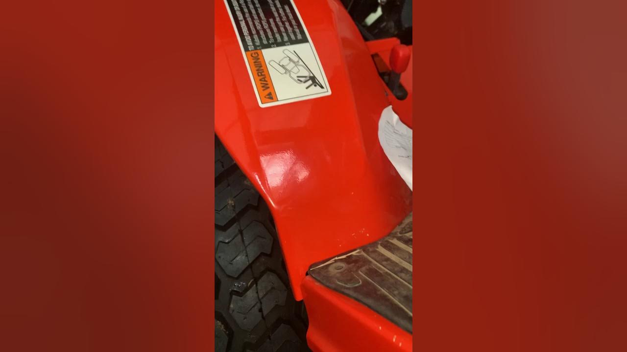 Tips on Installing a Back Up Alarm Kit on Kubota B26 YouTube