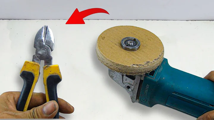 Why it is Not Patented? Insert Cardboard Into Angle Grinder and Amazed