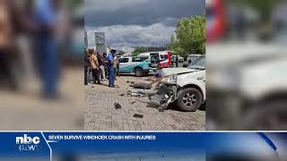 Seven injured in Windhoek lunchtime crash - nbc