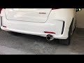 Spoon N1 Muffler at Honda Jazz GE8 full exhaust system