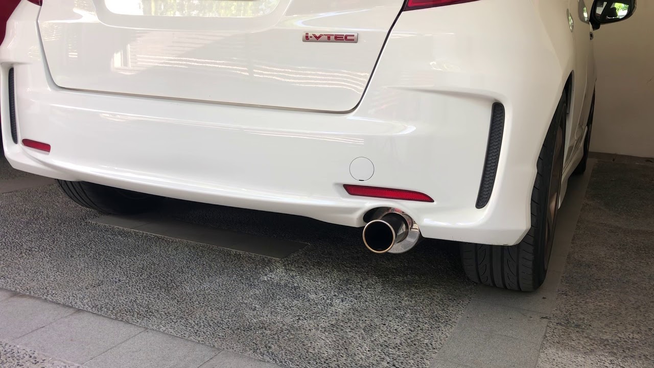 Spoon N1 Muffler At Honda Jazz Ge8 Full Exhaust System Youtube