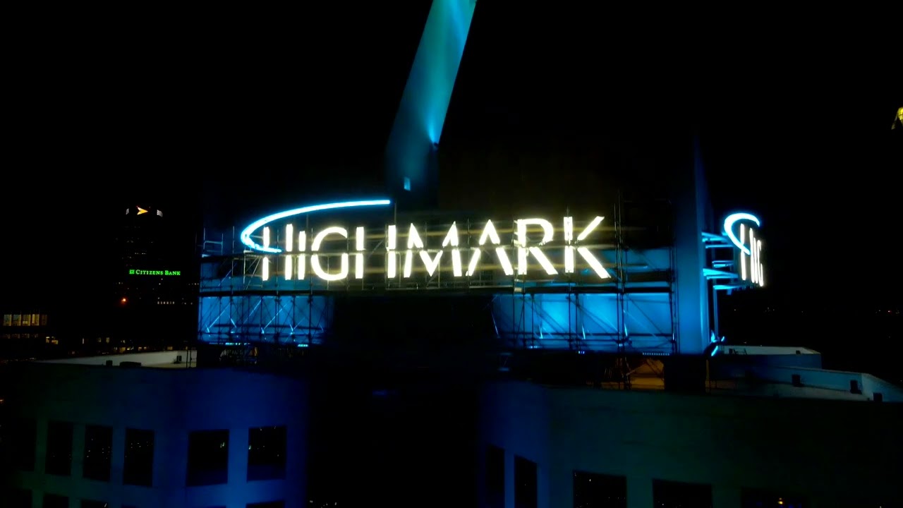 Fifth Avenue Place Drone Night Shot - Pittsburgh, Pa (2023)