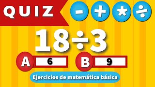 Examen de Matemáticas ➗🤓✖️ | Quiz de multiplicación | Ejercicios de sumas | Ejercicios de división | screenshot 1