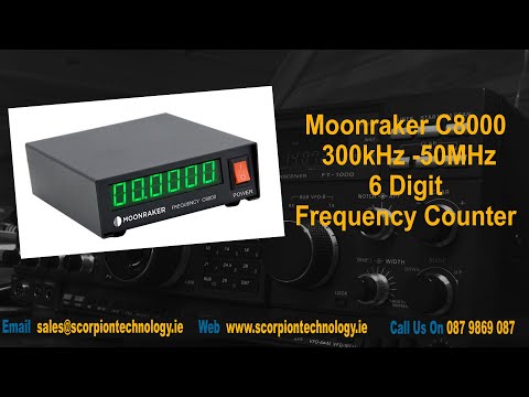 Scorpion Technology - Moonraker C8000 6 Digit Frequency Counter