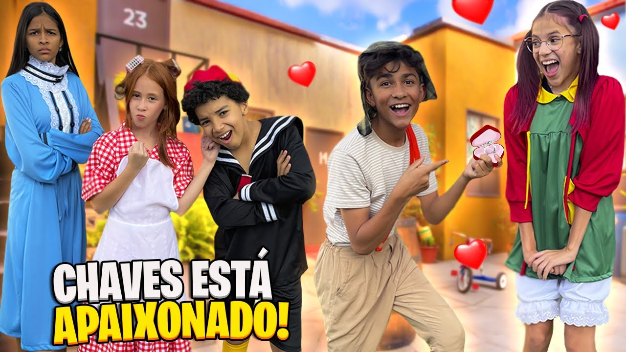 CHAVES QUER CASAR COM A CHIQUINHA( Viramos a Turma do chaves versão Jéssica Sousa
