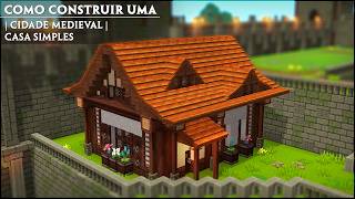 Como Construir Uma Casa Simples | Cidade Medieval | Hytale Tutorial