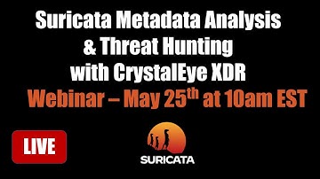 🔴 Suricata Metadata Analysis and Threat Hunting with CrystalEye XDR