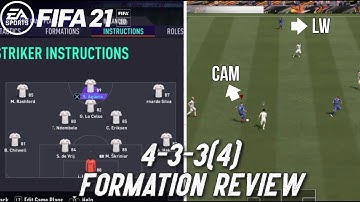 FIFA 21 BEST FORMATION (4-3-3(4)) TUTORIAL - Best Custom Tactics & Instructions & More!!