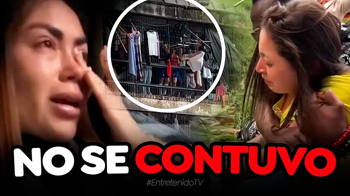 Epa Colombia's Girlfriend Lost Control and Broke Down in Tears After Seeing Her in Jail from Outside