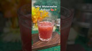 Mini Watermelon Refresh 🍉✨#niksminifoodkey #minifood #tinyfood #minifoodkey #foodreels #shortvideo