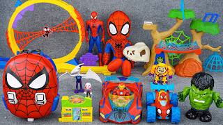 Marvel Spiderman Collection Unboxing Review| LEGO Metals Super Loop Track | Dino-Webs Treehouse