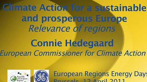 EU's Hedegaard urges regions to adopt their own climate strategies: Speech