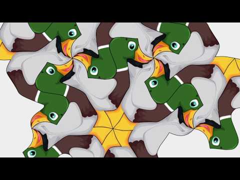 Tessellating Javascript Escher Inspired App