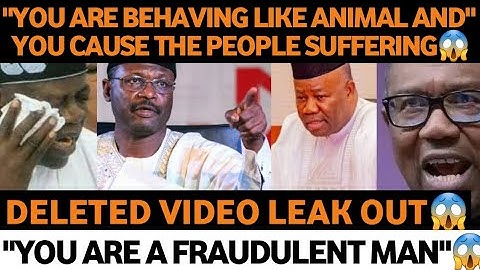 😱ASO ROCK SCAT.TER MOMENT VIDEO THEY DELETED L€ÄK AS INEC CHAIRMAN AND AKPABIO SENATORS IN TROUBL