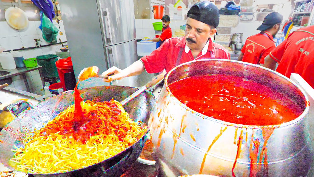 Street Food in Penang - MASSIVE $1.00 Indian Squid Noodles!!! + Oyster Omelette & Street Noodle Tour | The Food Ranger