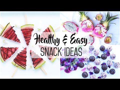 Healthy & Easy Snack Ideas // Vegan Recipes
