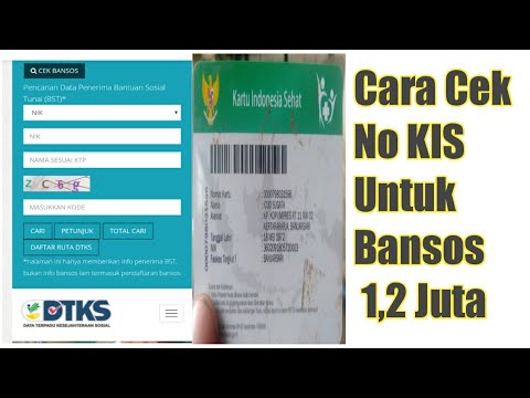 Cara Cek No KIS di dtks.kemensos.go.id Untuk Bantuan 1,2 Juta