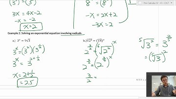 PC 12 7.3 - Exponential Equations