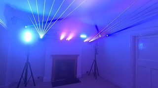 OPUS Eric Prydz - Generate EPIC Intro Mix - Upgraded Light Show in my house! - Cameo - Laserworld
