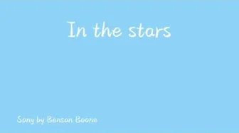 In the stars by Benson Boone (lyrics) #lyrics #music #song In the stars by Benson Boone (lyrics) #lyrics #music #song
