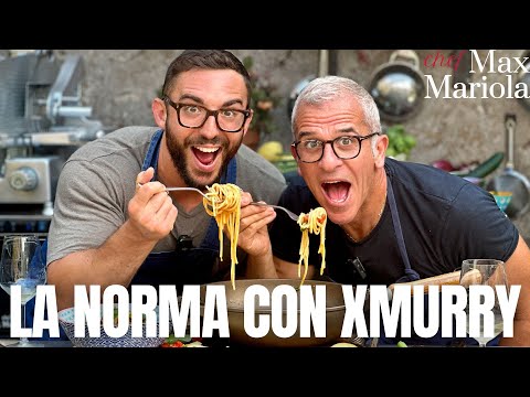 Pasta alla Norma con Bottarga