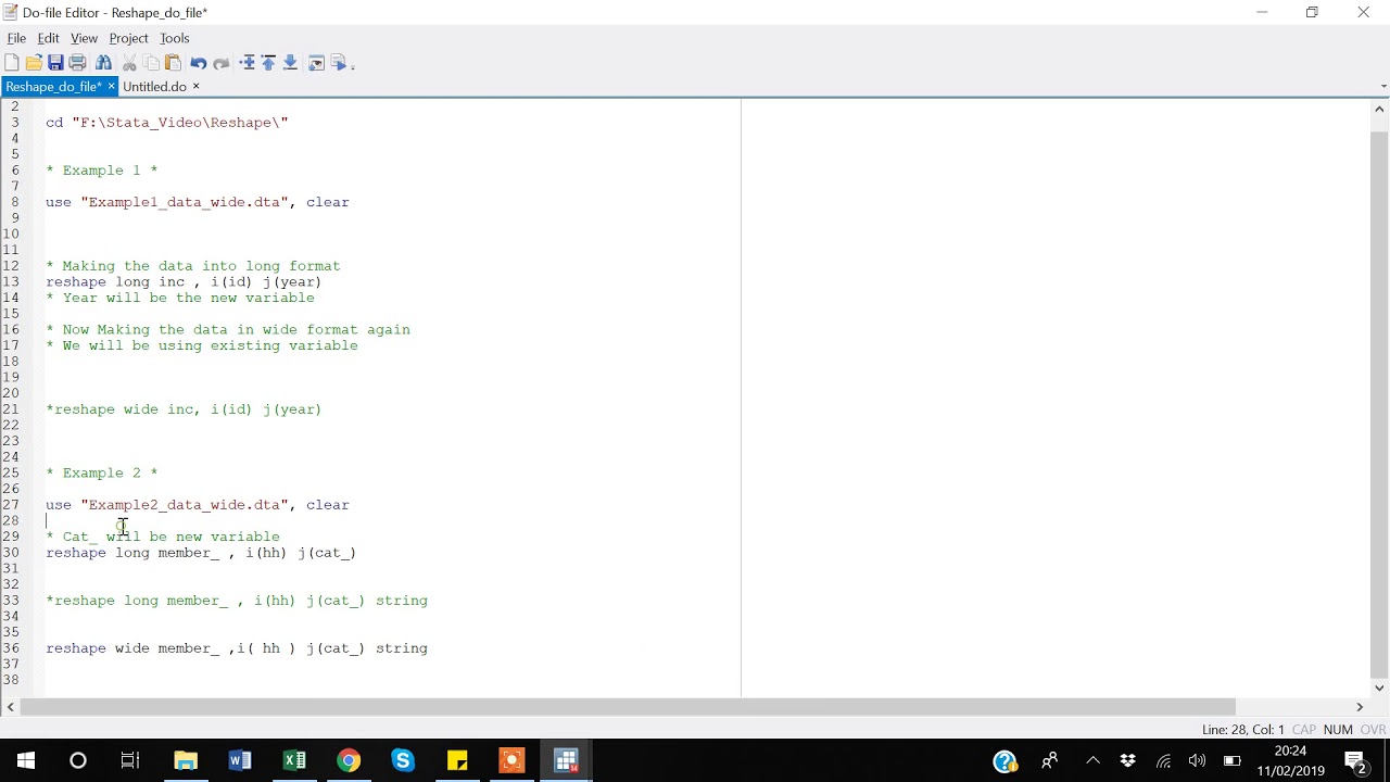 reshape long stata reshape long stata