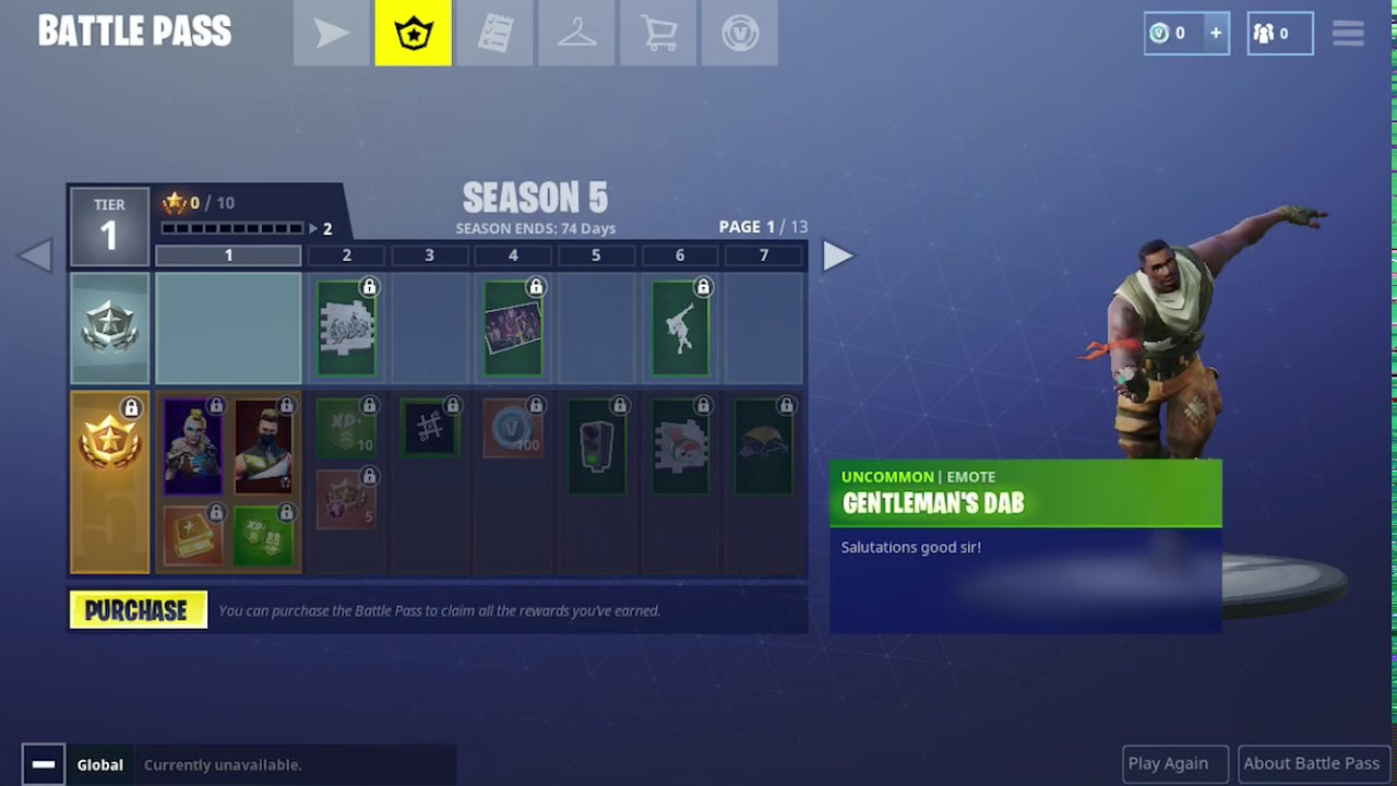 How much is dab in fortnite