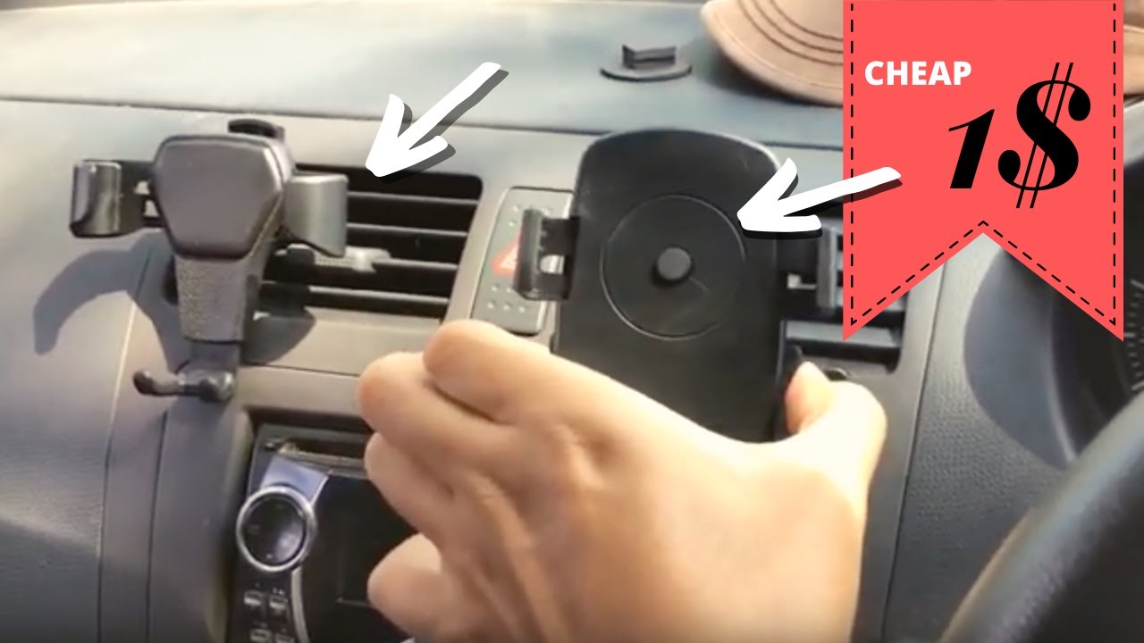 Test 1 cheap air vent phone holders YouTube