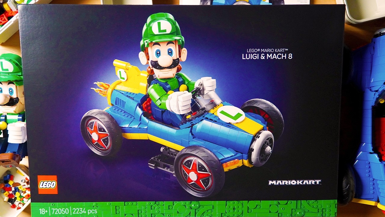 LUIJI & MACH 8 【LEGO MARIO KART】 マリオカート:ルイージとGフォース