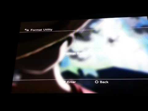 طريقة فورمات السوني 3