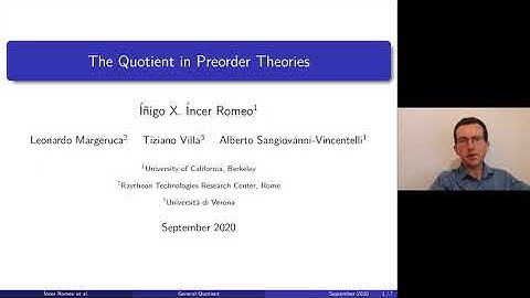 The Quotient in Preorder Theories (Teaser)