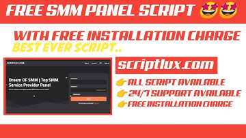 Cheapest smm panel script in the world scriptLux.com