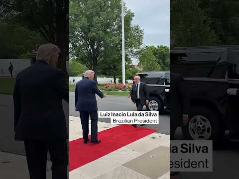 Trump Welcomes Brazil's Lula to the White House