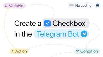 Create a Checkbox in Telegram Chatbot Using Condition Button and Variables