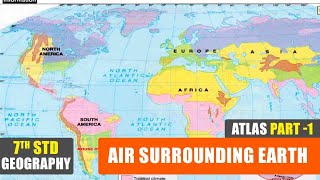 7th std atlas part 1 air surrounding earth class 6 geography