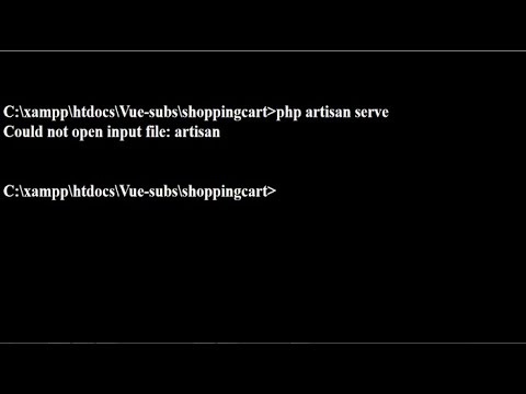Could not open input file: artisan - YouTube Could Not Open Input File: Artisan - Youtube