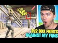 box fighting my sweatiest fans ever... (2v2)
