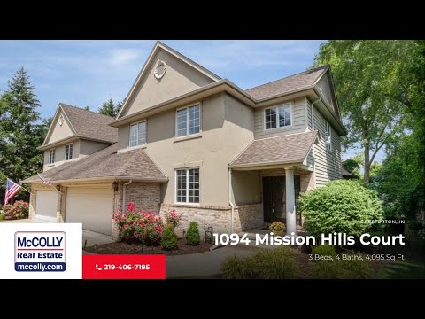 1094 Mission Hills Court, Chesterton, IN home video tour