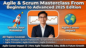 Agile & Scrum Masterclass From Beginner to Advanced 2025 Edition | Unlock Your Potential 🚀 | Roadmap